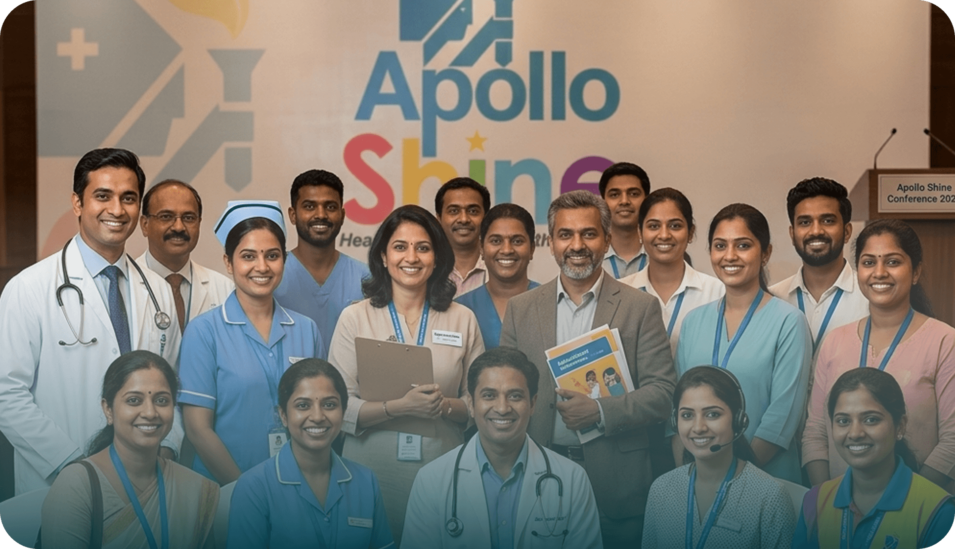 The Apollo SHINE Foundation team